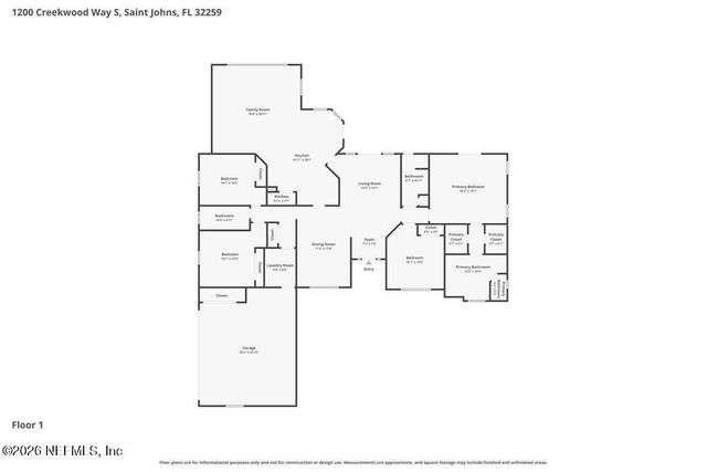 1200 CREEKWOOD Way S, Jacksonville, FL 32259