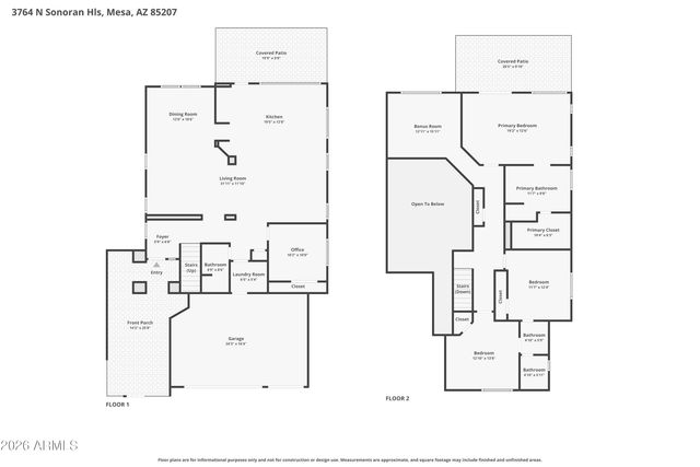 3764 N SONORAN Hills, Mesa, AZ 85207