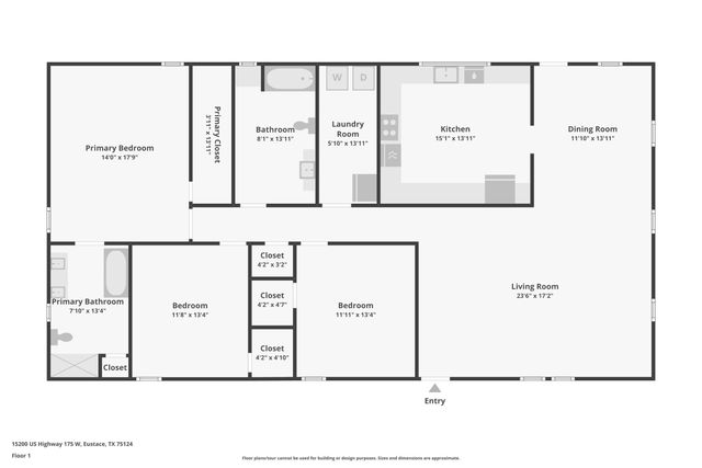 15200 US Highway 175 W, Eustace, TX 75124