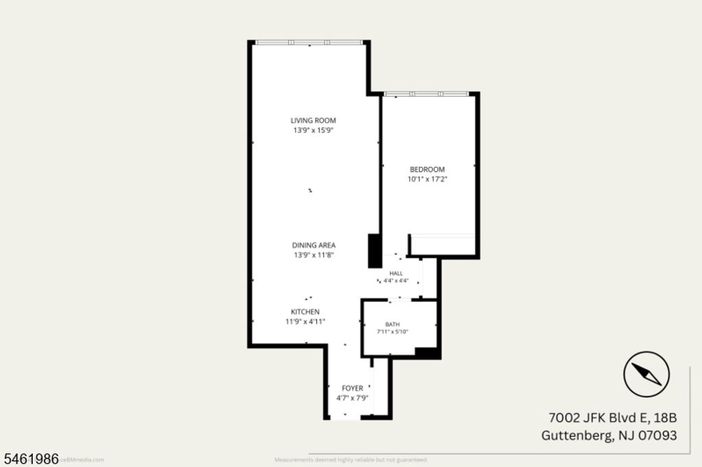 Image 13 of property listing at 7002 Kennedy Blvd 18B, Guttenberg Town, NJ 07093
