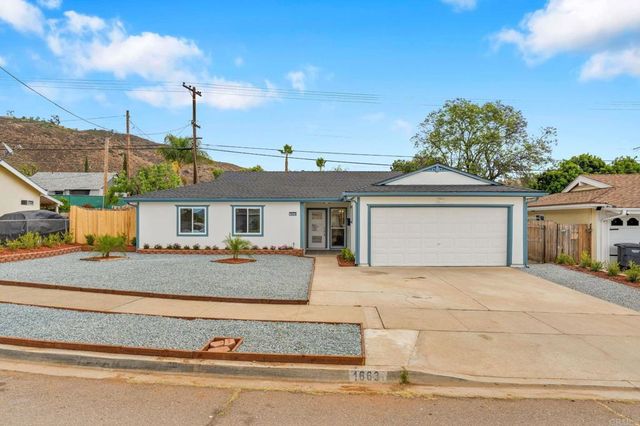 1663 Parklawn Drive, El Cajon, CA 92021