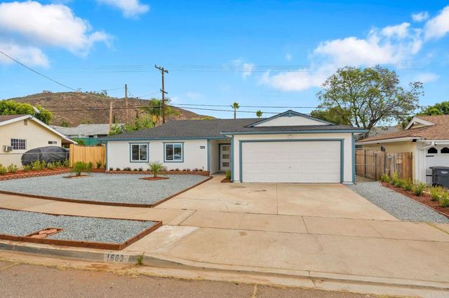 1663 Parklawn Drive, El Cajon, CA 92021