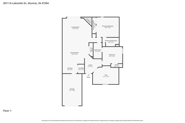 3911 N Lakeside Drive, Muncie, IN 47304