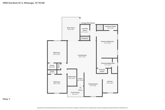 5900 Stardust Drive S, Watauga, TX 76148