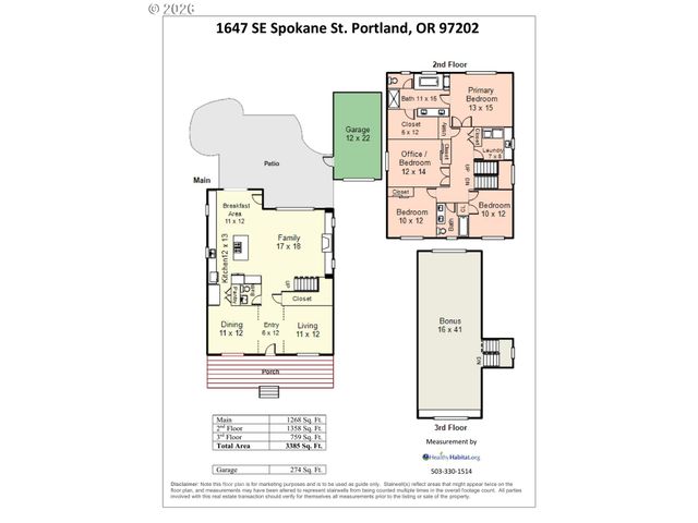 1647 Se SPOKANE St, Portland, OR 97202