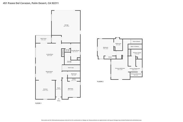 451 Paseo Del Corazon, Palm Desert, CA 92211