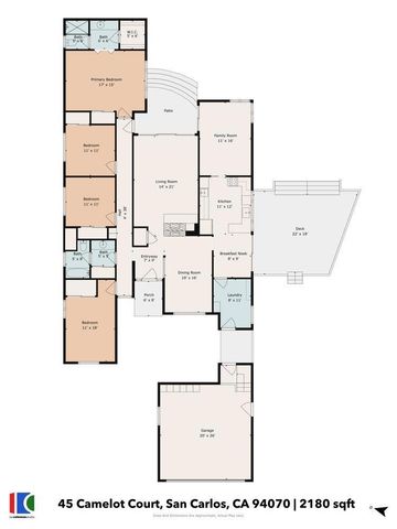 45 Camelot Court, San Carlos, CA 94070