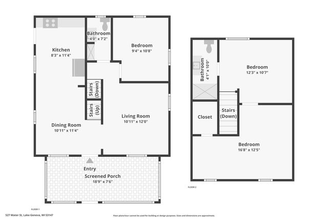 527 Water STREET, Lake Geneva, WI 53147