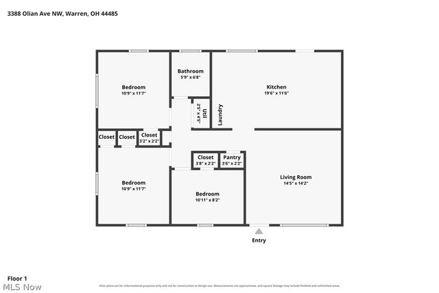 3388 Olian Avenue NW, Warren, OH 44485