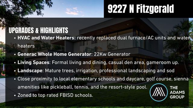 9227 N Fitzgerald Way, Missouri City, TX 77459