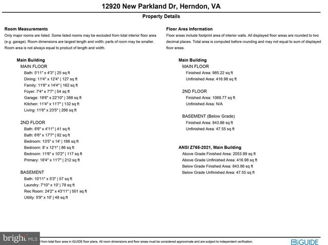 12920 NEW PARKLAND DR, Herndon, VA 20171