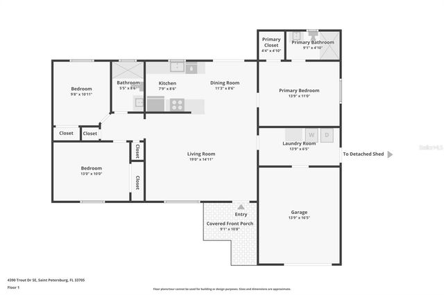 4390 TROUT DRIVE SE, St Petersburg, FL 33705