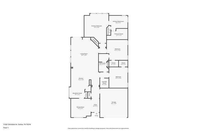 11301 Dinsdale Drive, Dallas, TX 75218