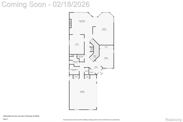 34330 Jefferson Avenue, Harrison Charter Township, MI 48045