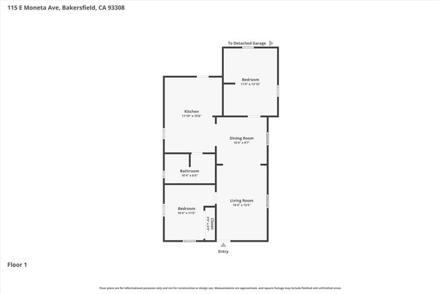 115 E Moneta Avenue, Bakersfield, CA 93308