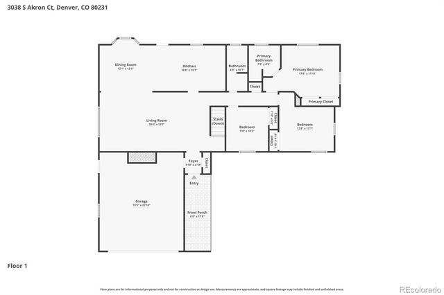 3038 S Akron Court, Denver, CO 80231