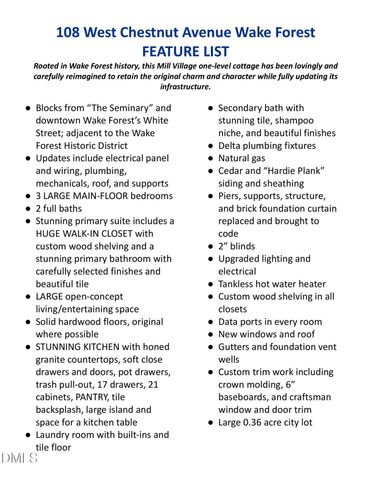 108 W Chestnut Avenue, Wake Forest, NC 27587