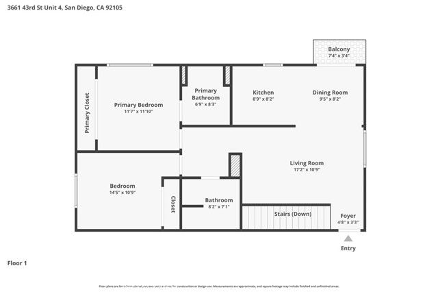 3661 43rd 4, San Diego, CA 92105