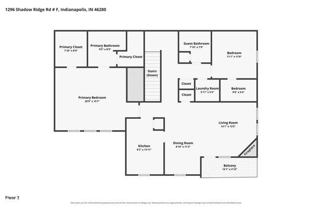 1296 Shadow Ridge Road, Carmel, IN 46280