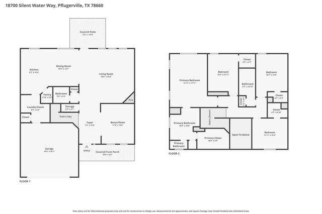 18700 Silent Water WAY, Pflugerville, TX 78660