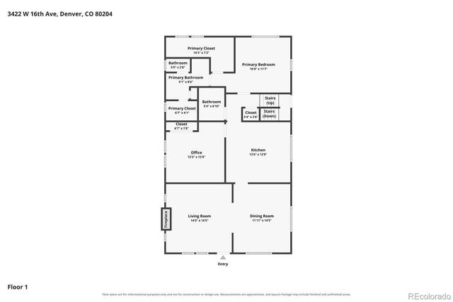3422 W 16th Avenue, Denver, CO 80204