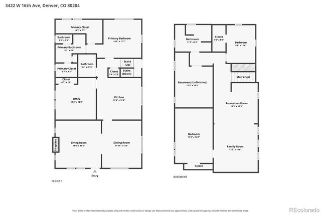 3422 W 16th Avenue, Denver, CO 80204