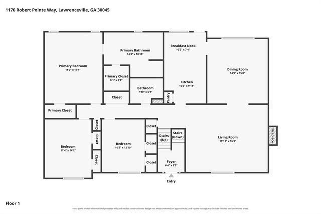 1170 Robert Pointe Way SE, Lawrenceville, GA 30045