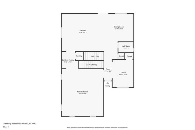 2183 Deep Woods Way, Marietta, GA 30062