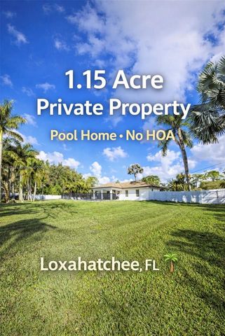 15780 N 75th Ln N, Loxahatchee, FL 33470
