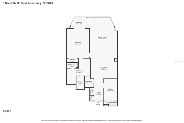 1 SE BEACH DRIVE 1509, St Petersburg, FL 33701