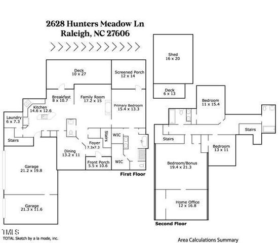 2628 Hunters Meadow Lane, Raleigh, NC 27606