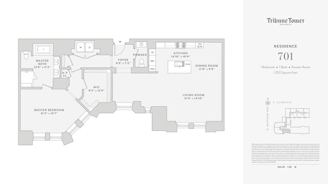 435 N Michigan Avenue 701, Chicago, IL 60611