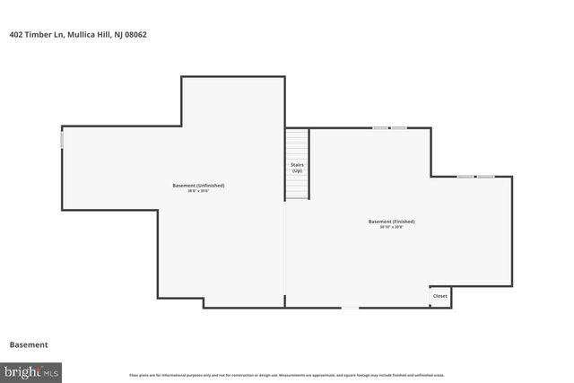 402 TIMBER LN, Mullica Hill, NJ 08062