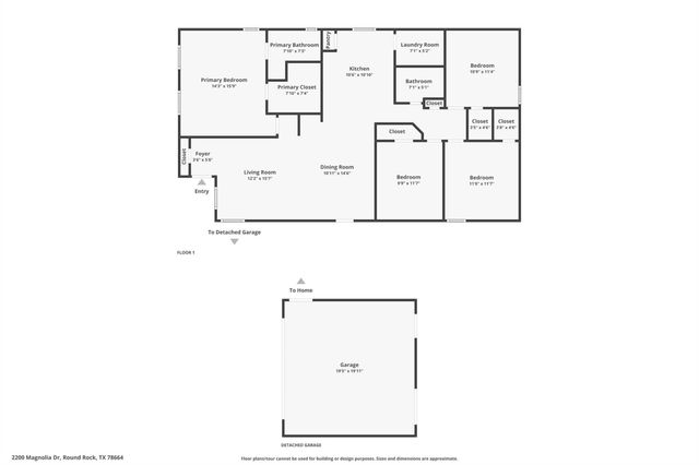 2200 Magnolia DR, Round Rock, TX 78664