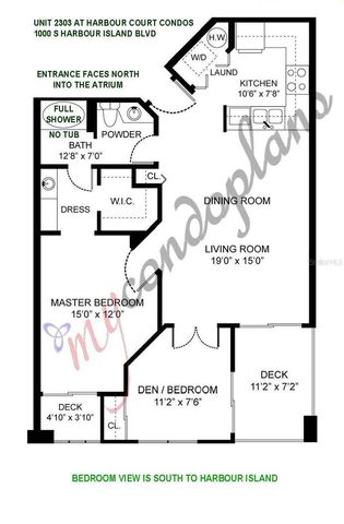 1000 S HARBOUR ISLAND BOULEVARD 2303, Tampa, FL 33602