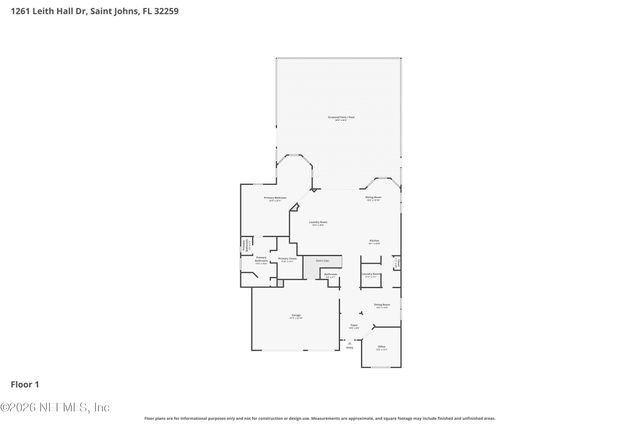 1261 LEITH HALL Drive, St. Johns, FL 32259