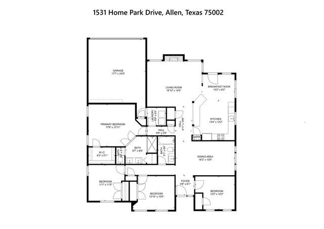 1531 Home Park Drive, Allen, TX 75002