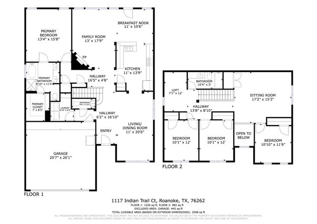 1117 Indian Trail Court, Roanoke, TX 76262