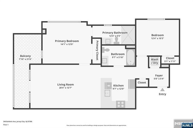 348 Baldwin Avenue 209, Jersey City, NJ 07306