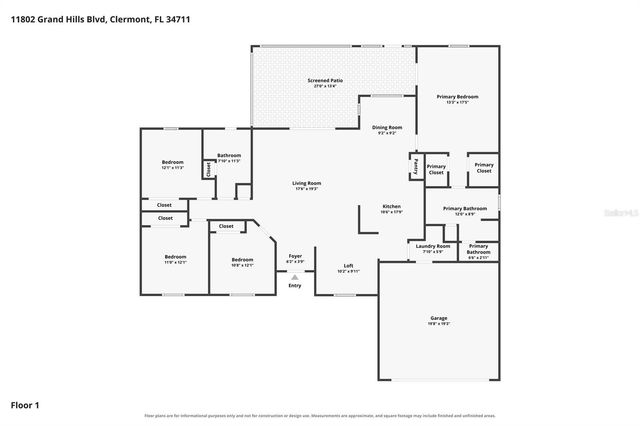 11802 GRAND HILLS BOULEVARD, Clermont, FL 34711