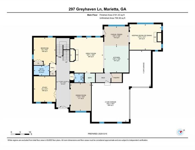 297 GREYHAVEN LN, Marietta, GA 30068