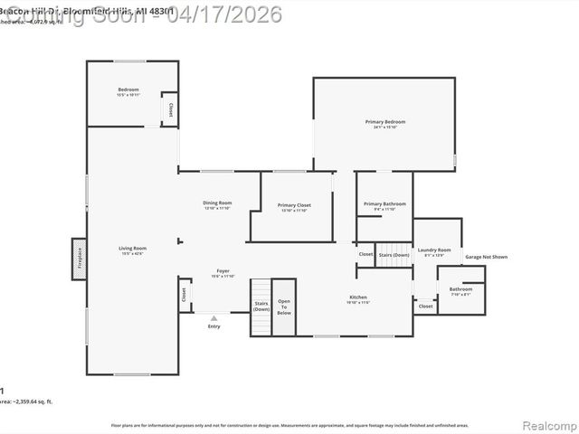4886 Beacon Hill Drive, Bloomfield Hills, MI 48301