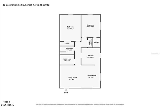 30 Desert Candle CIR, Lehigh Acres, FL 33936