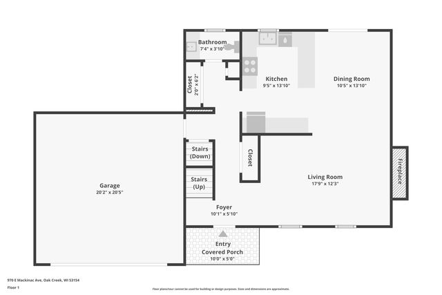 970 E Mackinac AVENUE, Oak Creek, WI 53154