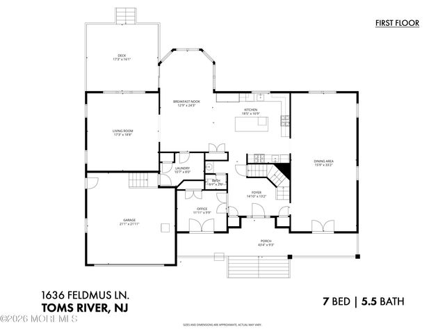 1636 Feldmus Lane, Toms River, NJ 08755