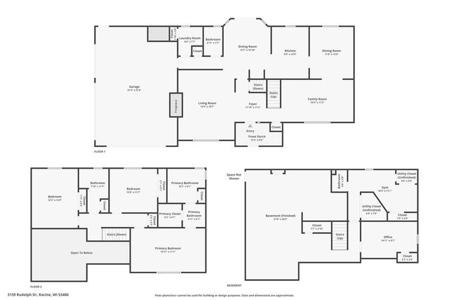 3139 Rudolph DRIVE, Racine, WI 53406