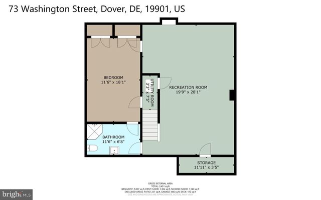 73 WASHINGTON ST, Dover, DE 19901