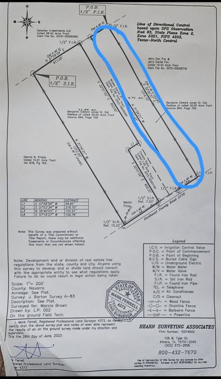 9511 NE COUNTY ROAD 2170, Powell, TX 75153