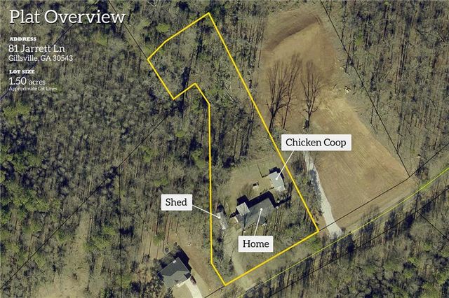 81 Jarrett Lane, Gillsville, GA 30543