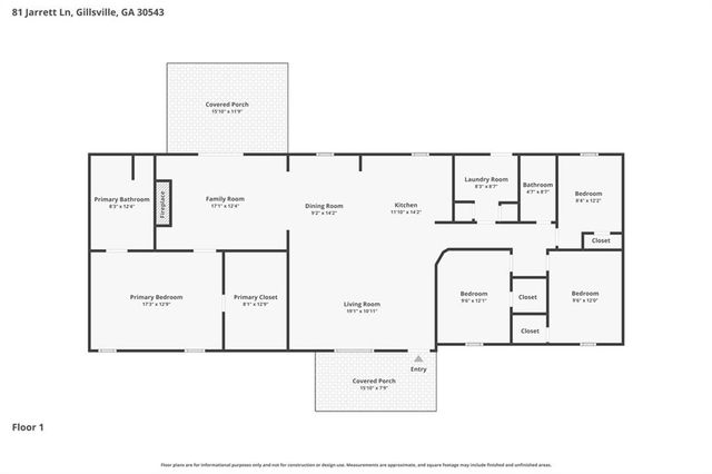 81 Jarrett Lane, Gillsville, GA 30543